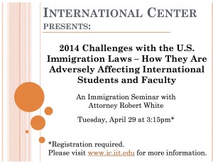 Immigration Seminar with Bob White