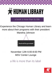 Human Library Information Flyer