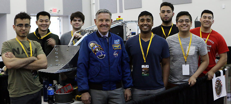 Scarlet Space Hawks with Director of NASA’s KSC, Robert Cabana