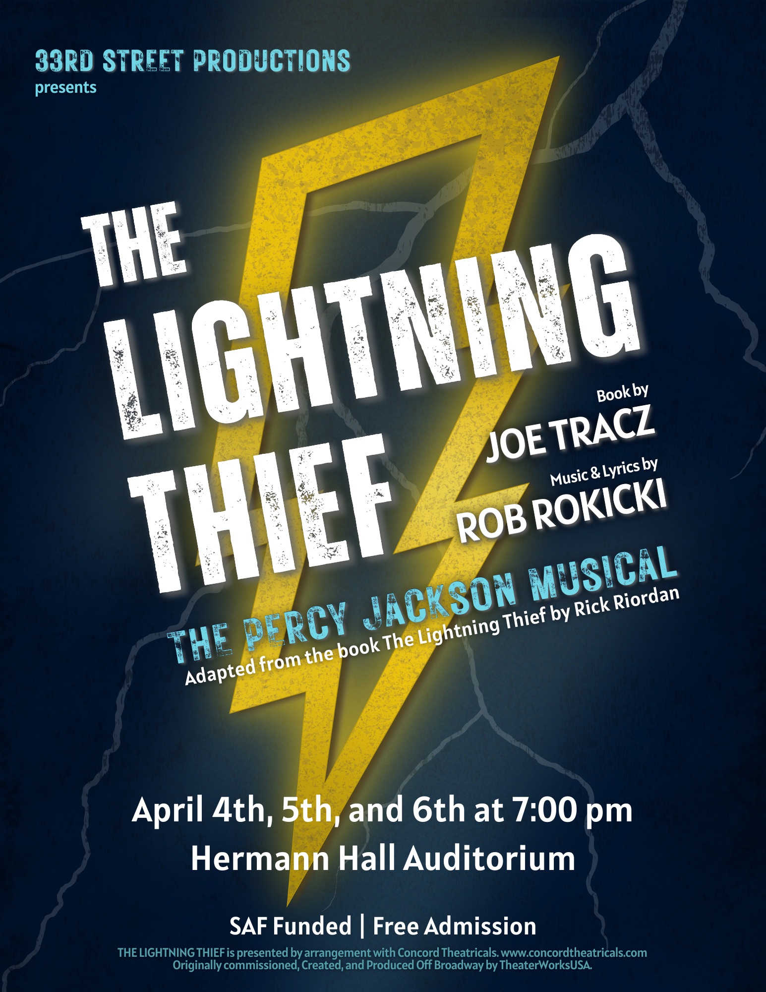 Lightning thief poster