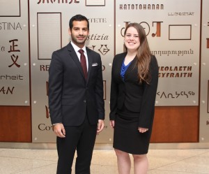 Abrahem Wehbi and Emily Herbick